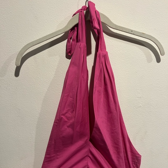 STAUD Pink Halter Crop Top - Picture 9 of 11